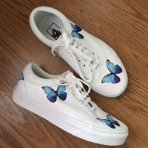 Custom Drip Creationz White Vans